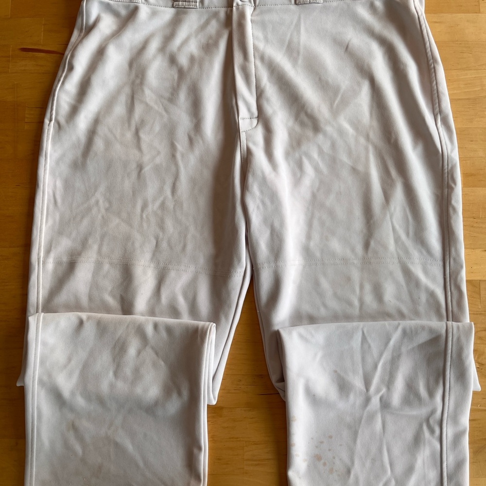 White Easton Baseball Pants